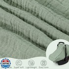 Muslin Baby Car Seat Cover For Boys Girls  3 Layer Infant Carseat Canopy With