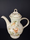  Vintage Mikasa Heritage Olde Tapestry Stoneware Coffee Pot Server Made In Japan