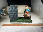 Artillery Bank Mechanical Cast Iron Cannon Soldier Not Working W  Coin Stopper