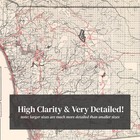 Old Map Of San Diego County  Ca 1935 - Vintage California Ar