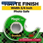Magic Tape  4 Dispensered Rolls  Numerous Applications  Invisible  Engineered Fo
