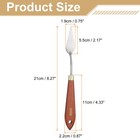 Painting Palette Knife 2 17  X 0 75  Stainless Steel Teardrop Blade