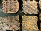Lot Of 10 Antique Indian Hand-carved Wooden Textile Printing Blocks     Stamps