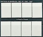 Antigua   Barbuda 1987 Sc 1040-47 Entertainers complete Set Mnh Og Vfine