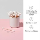 Wooden Cotton Swabs soft And Gentle For Sensitive Skinideal For Makeup 375count
