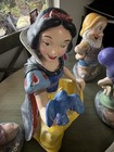One-of-a-kind Set Of  Snow White And The 7 Dwarfs Yard Statues