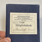 1930   s German Wwii Identity Document Pass Papers Transportation Booklet Stamps