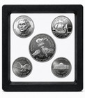 1776-2026-p Semi-quincentennial Set - 5 Uncirculated Coins In Display Case