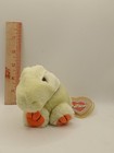 Plush Dinky Yellow Puffkin Dinosaur Retired 1997 Swibco