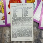 Vintage 1982 Current Inc Match The Opposite Card Game 32 Cards