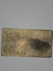 Vintage Brass Boat Plaque-    we Run A Tight Ship       