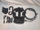 Htc Vive Vr Headset  Linkbox  And Cables  Modded With Pimax Kdmas Audio Strap 