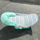 Summer Portable Foldable Infant Baby Bouncer Seat  Turquoise Multicolor