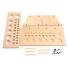 Craftool Wood Tool Stamp Stand Wax Thread Rack Leather Holder Diy Craft