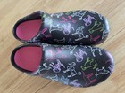 Dansko Kane Women   s Size 39 8 5-9 Black Dog Eva Clogs Comfort Work Shoes Slip On
