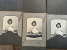Vintage Antique Lot Of Photos Black   White Women   Children   Family Scrap Book