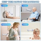 Suction Shower Grab Bar Bathroom Safety Handle No Drill Bath Tub Rail Grip