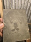 Antique Letterpress Portrait Printing Blocks News Paper Lot 