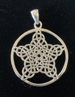 Rare Find Last Two Peter Stone Celtic Knot Pentagram Star Pendant Wicca New