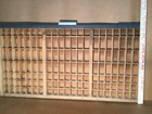 1 Rare Vintage King Mckay Letterpress Printer Drawer tray shadow Box 