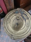 Vtg Va Metalcrafters Lions Head Door Knocker Brass Metal 1985 Patina Heavy 