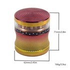 2 5  4 Piece Aluminum Herbal Herb Spice Smoke Tobacco Grinder Crusher Funny Gift