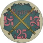 The Regency Casino Set Of 20  25 Chips Chipco  Bell California  