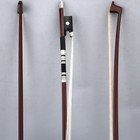 Master Antique Pernambuco Violin Bow 4 4 Ebony Big Eye Carved Silver Parts Stiff
