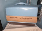 Singer Universal Portable Sewing Machine Hard Carrying Case Blue - Made In Usa