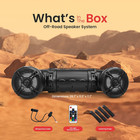 Marine Atv Powered Speakers - 4 0 Wireless Bluetooth  800 Watt  Color Changing L