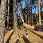 Custom Handmade Carbon Steel Blade Survival Machete Sword  Hunting Sword Camping