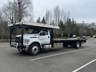 2018 Ford F750 4 Car Carrier Rollback Tow Truck Jerrdan Powerstroke