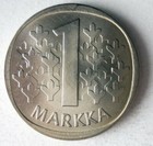 1985 Finland Markkaa - Au unc Coin - Free Ship - Bin  500