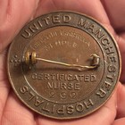 Manchester Royal Infirmary Nurses Badge Stamped Christine Isabelia Semple  292