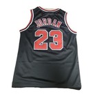 Nwt Michael Jordan Stitched Black Throwback Jersey Sz Xl