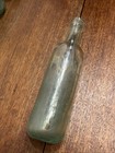 Lot Of 4 Vintage Round Bottom Beer Torpedo Bottles Aqua Green Antique 1800   s