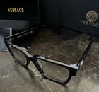 Versace Ve4488 Gb1 Black Square Full Rim Eyeglasses Frames 55-17 145