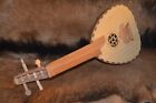 Vintage  al-oud  Instrument Musicl Small Moroccan Handcrafted Wooden Lute Deco