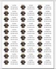 150 Dachshund Dog Crown King Mailing Return Address Labels Personalized