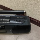 Vintage Sony Cfs-w404 Portable Stereo Double Cassette Boombox Radio Read