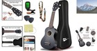 21-inch Soprano Ukulele Beginner Pack - Gig Bag  Tuner   Free Online Lessons
