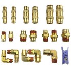 Dot Brass Push To Connect Fittings 1 4  Air Brake Union 3 8  Air Line Fittings 