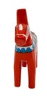 Vintage Wooden Dala Horse Sweden Red Figurine 4    Read