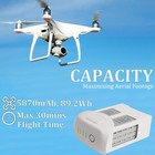 Drone Battery 2 Pack 5870mah 15 2v Intelligent Flight Replacement