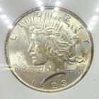 1923 Peace Silver Dollar Ngc Ms64 Choice Bu Philadelphia Mint 90  Silver  1