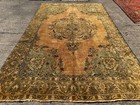 6x9 Fine Old Antique Oriental Rug Hand-knotted Handmade Real Worn Muted Warm