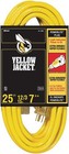 25 Ft  12 3 Sjtw Premium Outdoor Heavy-duty Extension Cord With Power Light Plug