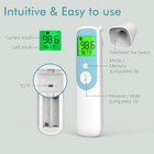 Infrared Thermometer Set Digital Ear And Forehead Baby Scanner Blue