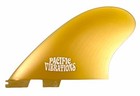 Pacific Vibrations Fcs2 Fcsii Surfboard Channel Islands Keel Twin Fins Yellow