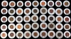  74  Piece Encased Wheat Cents Lucky Tokens Collection